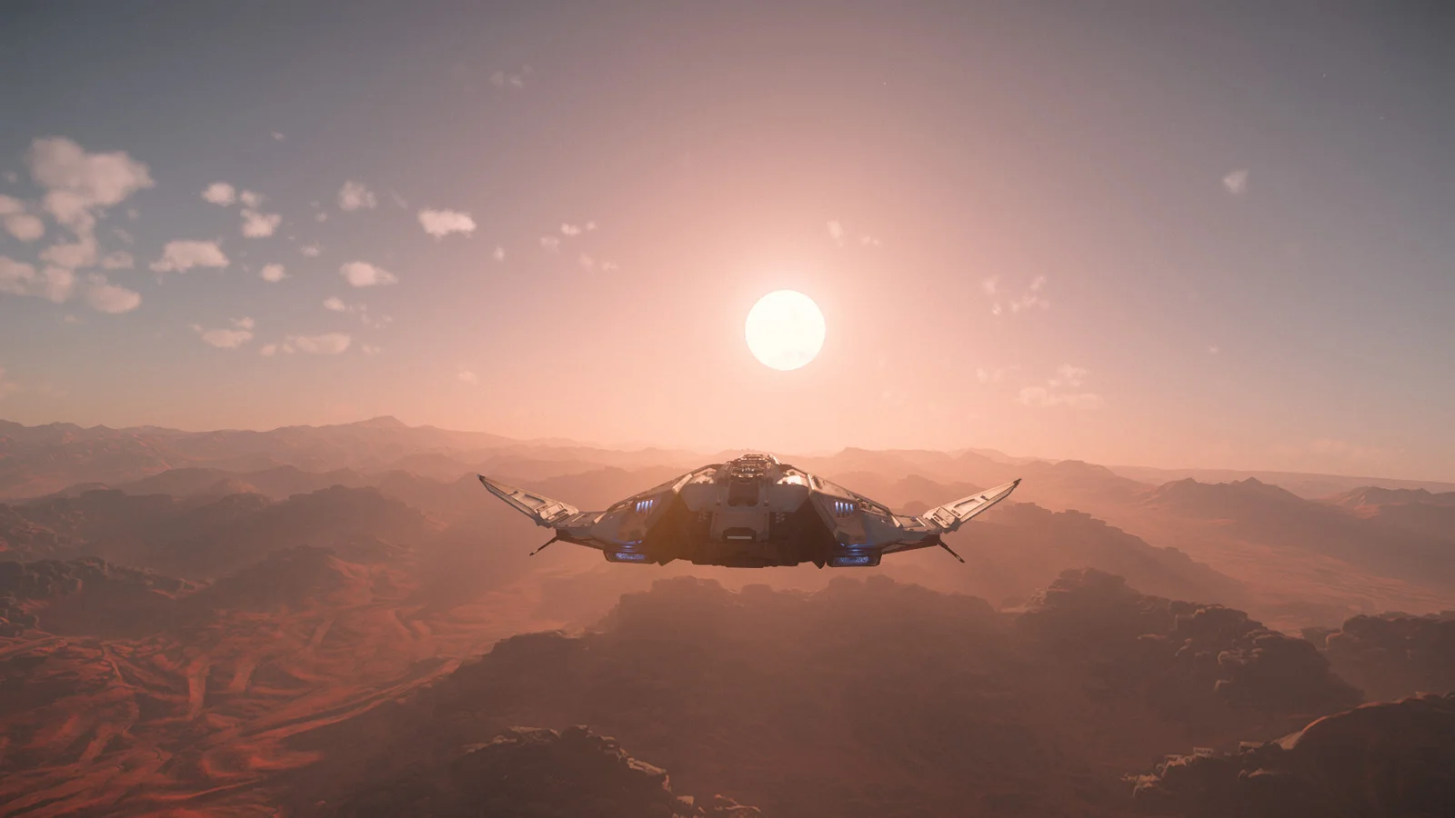 Magnifique affleurement devant un coucher de Stanton sur Daymar