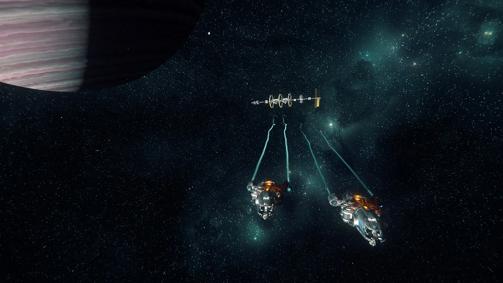 Deux MISC Prospector quittant Port Olisar