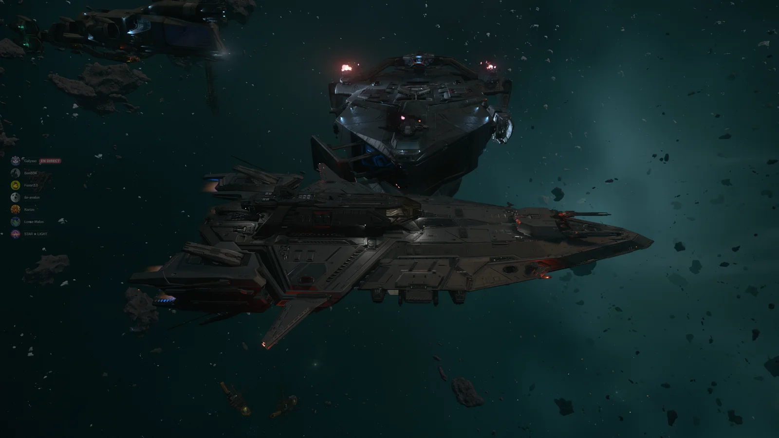 Équipage du Perseus Codiga à l'abordage de l'Idris-M XenoThreat